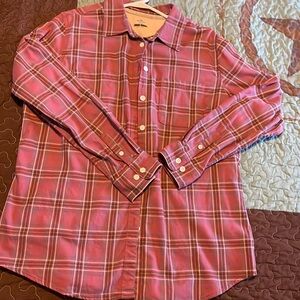 Purple Womens large Ridgecut Toughwear cotton flannel type shirt